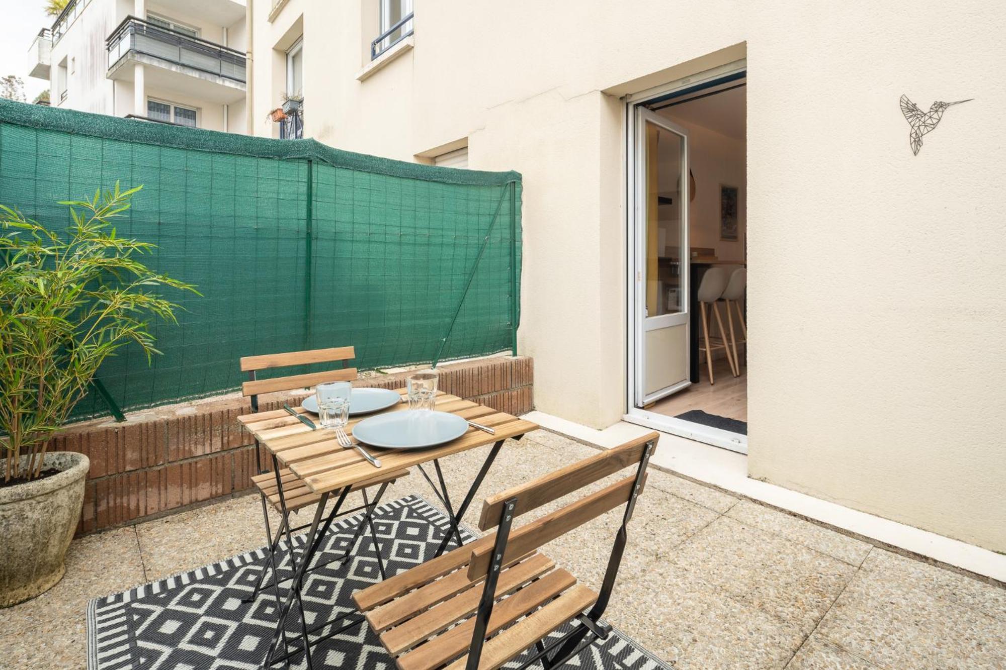 Studio Centre-Ville avec Terrasse et Parking Sécurisé Gratuit Nantes Extérieur photo